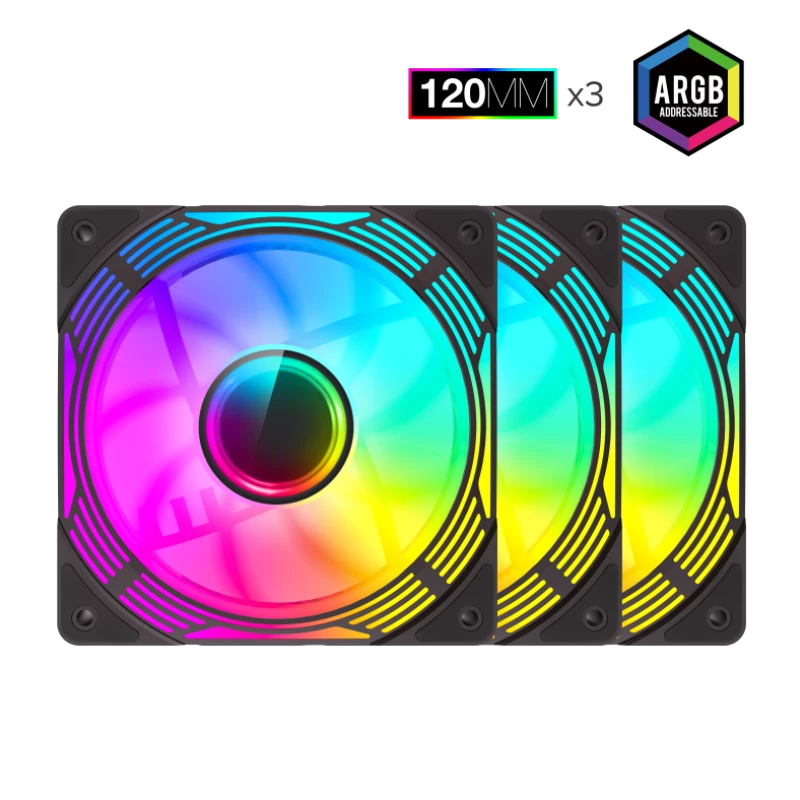 Gamemax | Case fan | KF300R BK | Black
