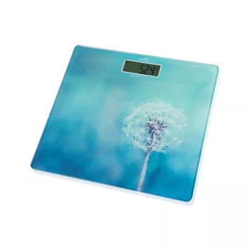 Electronic personal scale ETA 178090040 — electronic personal scale, 180 kg max, 100 g accuracy, square blue