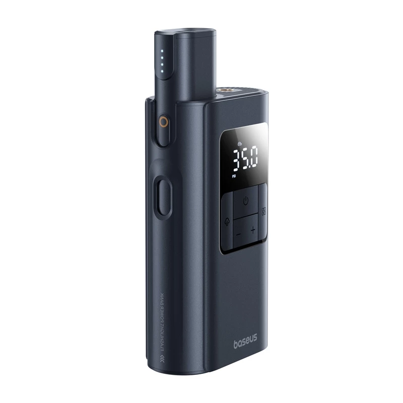 Flashlight Baseus PrimeTrip VA1 2-in-1 pump, black