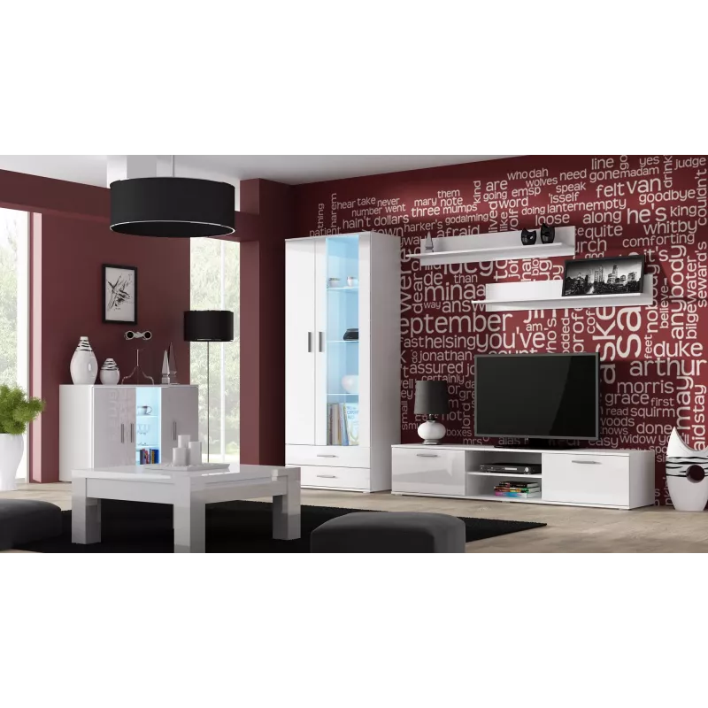 Cama sideboard 120 cm SOHO S7 white/white gloss