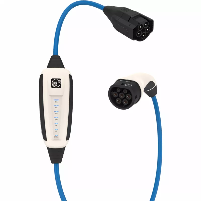 Mobile Wallbox 16A 10m Pure (White, 11 kW, 10 Meter Cable, Wi-Fi + Bluetooth)