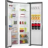 Gorenje HZF55082 NRS917E41XWD G400, Freestanding, American door, Grey, 2 door(s), Touch, LED