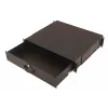 DIGITUS DN-19 KEY-2U-SW 2U Lockable Keyboard Drawer with Document Storage for 19 inch Racks, Black
