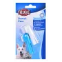 Pet finger toothbrush Trixie 2550 — technopolymer, 60 mm height, pack of 2, for cats and dogs