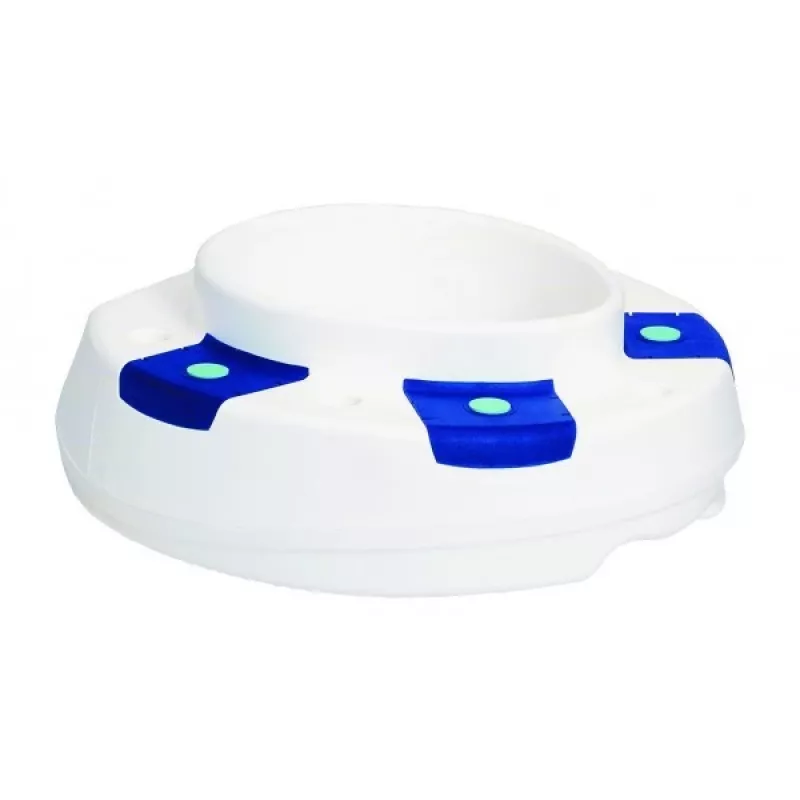 Toilet seat riser HERDEGEN CLIPPER 500400 — height adjustable extension, polypropylene, 110 mm height, max load 185 kg