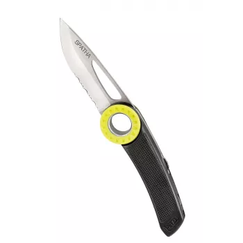 Petzl Spatha knife S92AN — folding rescue/utility knife, black handle
