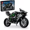 LEGO Technic motorcycle model Kawasaki Ninja H2R 42170 — 1:1 scale replica, 643 pieces, instruction sheet, for ages 10+
