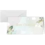 Greeting cards sigel DS199 Watercolor Design, DIN long format, pack for Christmas