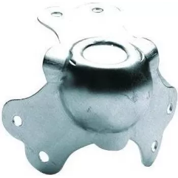 Steel Corner with 3 Legs, Roadinger 64 mm, stackable protective corner for flightcases and equipment