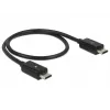 USB cable DeLOCK 83570 USB 2.0 0.3 m USB B Black