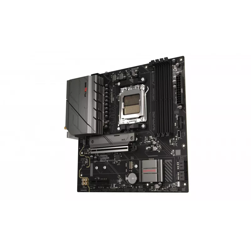 Motherboard Sapphire PULSE B850M WIFI — AMD B850 micro ATX, Socket AM5, DDR5 up to 7600 MHz, 4 DIMM, 192 GB, Wi‑Fi 6, 2.5GbE
