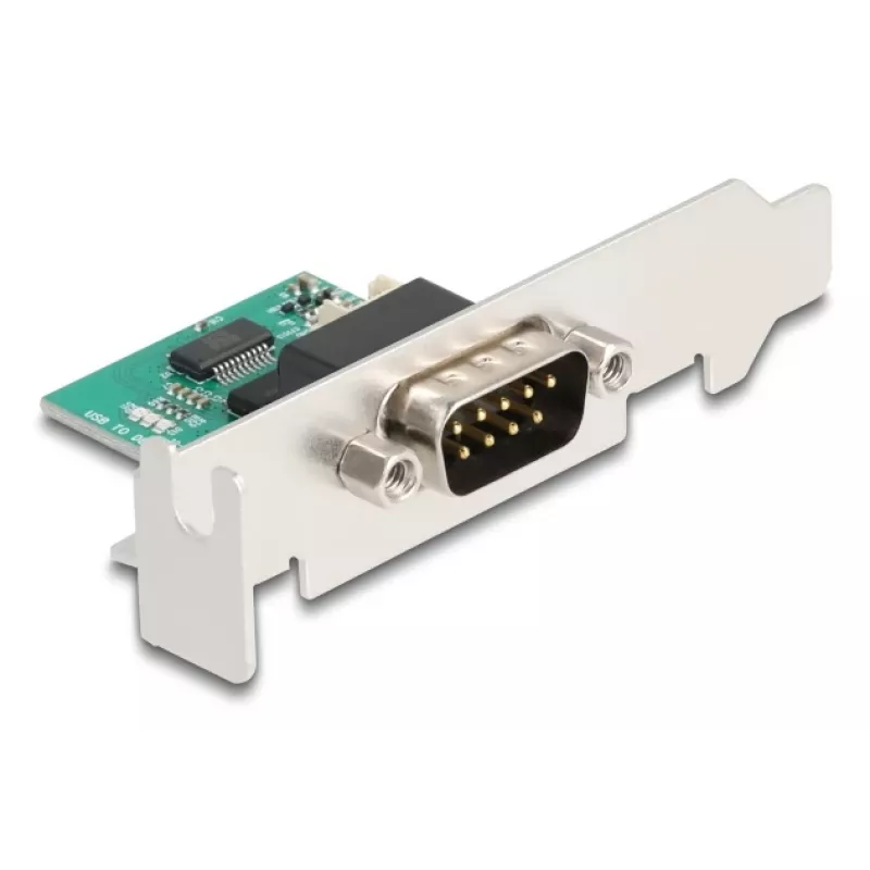 DeLOCK 90892 serial converter/repeater/isolator USB 2.0 RS-232 Green Stainless steel
