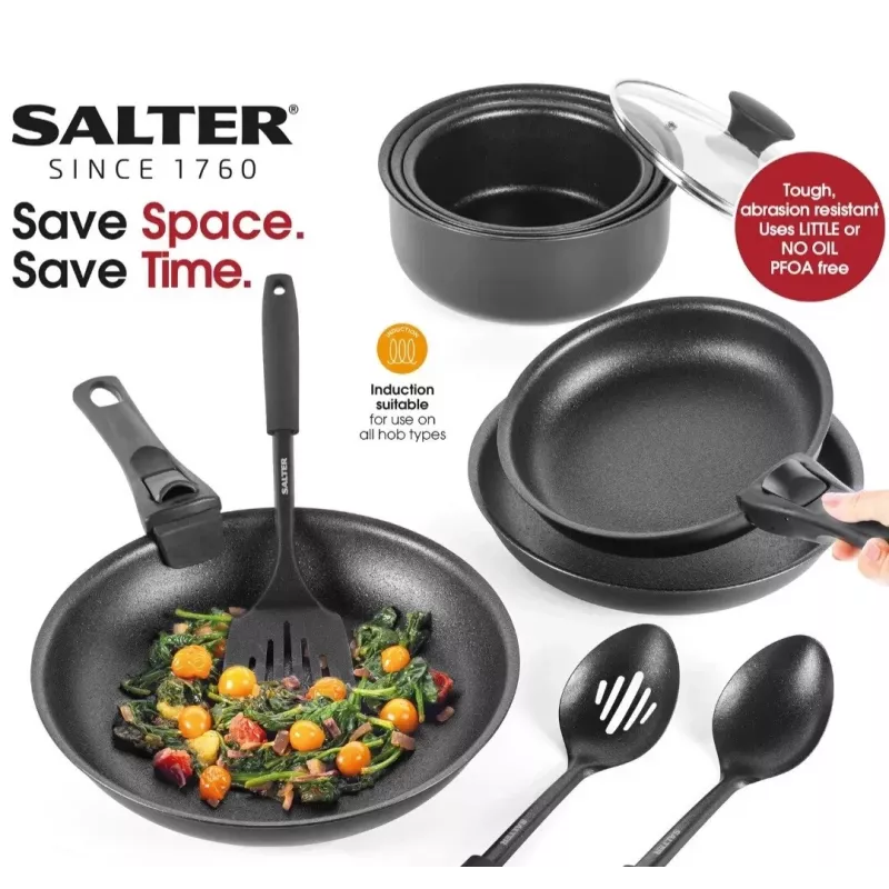 Cooking Tool Set Salter BW12055IS 14-piece stainless steel kitchen utensils