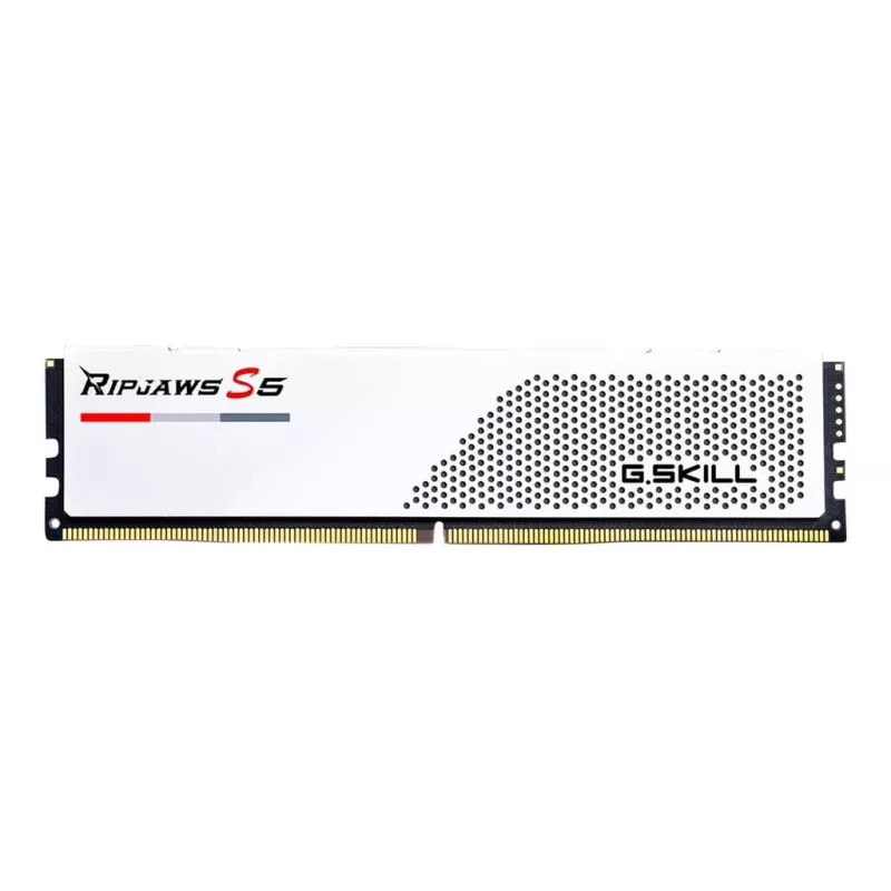 DIMM 32 GB DDR5-5600 (2x 16 GB) Dual-Kit, Arbeitsspeicher weiß, F5-5600J4040C16GX2-RS5W, Ripjaws S5, INTEL XMP