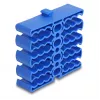 Cable holder DeLOCK 66325 blue 24 cable entries