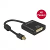 Video cable adapter DeLOCK 62605 Mini DisplayPort to DVI-I 0.2m