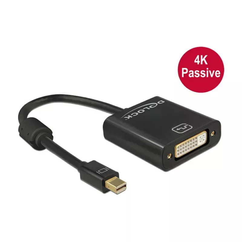 Video cable adapter DeLOCK 62605 Mini DisplayPort to DVI-I 0.2m