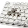 Ducky One 3 Classic Pure White TKL Gaming RGB LED - MX-Brown Keyboard USB German White (DKON2187ST-BDEPDPWWWSC1)