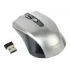 Wireless mouse GEMBIRD MUSW-4B-04-BG — right-hand, optical 1600 DPI, 4 buttons, RF Wireless, black/grey