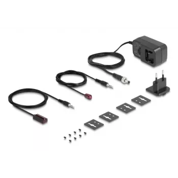 AV transmitter & receiver set DELOCK 65955 — Cat6/Cat6a HDMI extender, up to 3840×2160, wired, Micro-USB B power