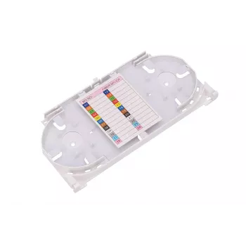 Fiber optic splice tray Extralink V2 24-core, ABS housing, white