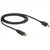 USB Cable DeLOCK 83603 USB 2.0 1m USB C Mini-USB B Black