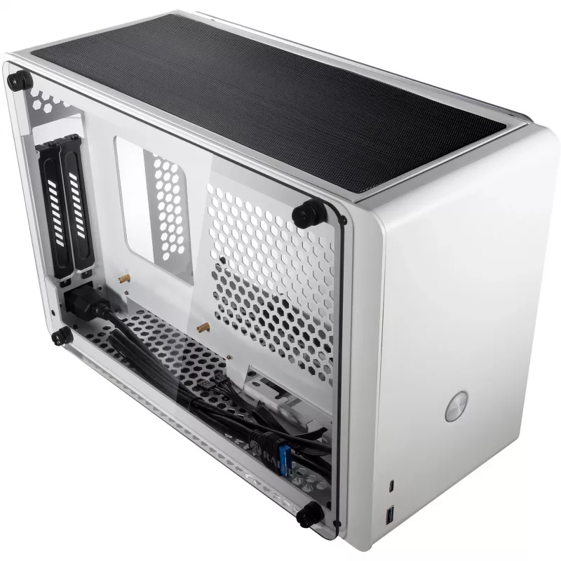 RAIJINTEK Ophion Mini-ITX Enclosure Tempered Glass - White - Enclosure - Mini-ITX