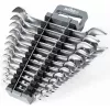 Double Open-End Wrench Set Wiha 44753 — 12 pieces, sizes SW 6–32 mm