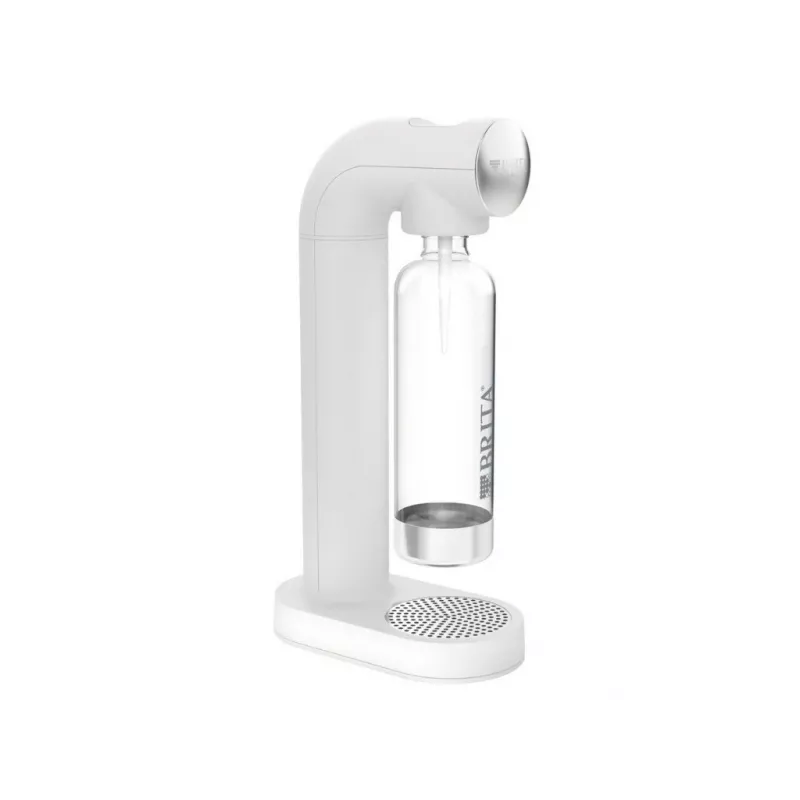 Saturator bottle BRITA SodaONE White — bottle, 60 L performance, BPA-free, 450×129×240 mm