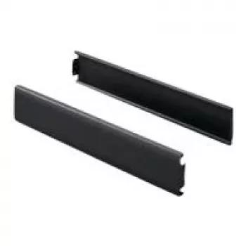 Enclosure cabinet Rittal TS 8100.120, steel housing, black, height 100 mm, 2 pcs