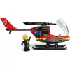 LEGO City Fire Helicopter 60411 construction toy, 85 pieces, rotating blades, 1 minifigure, age 5+ (220×90×60 mm)