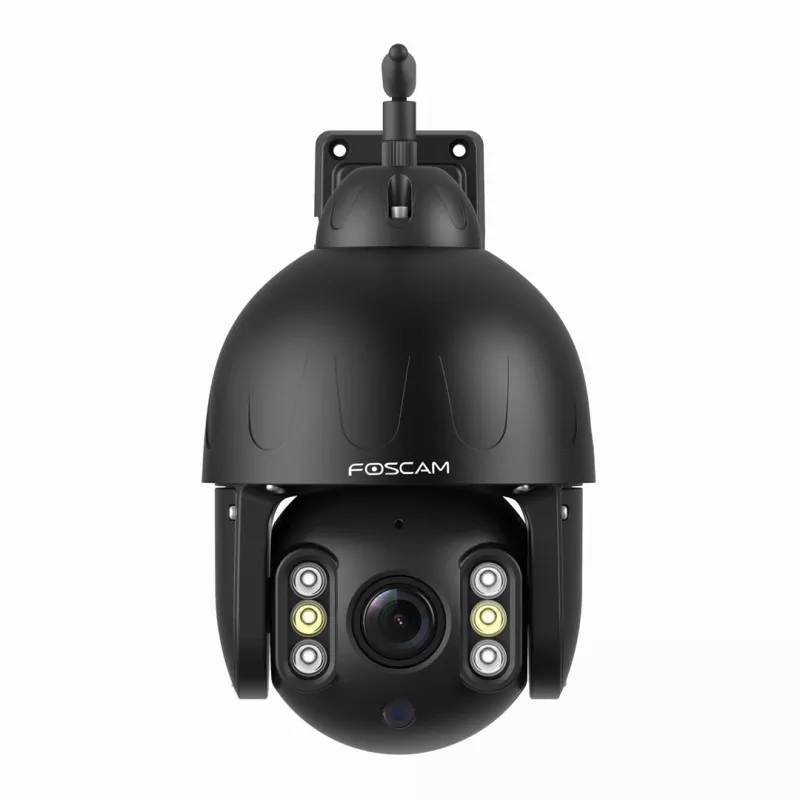 IP dome surveillance camera Foscam SD8P 8MP, 4K 3840x2160, 4x optical zoom, PTZ, IR 50 m, Wi‑Fi, MicroSD up to 256 GB