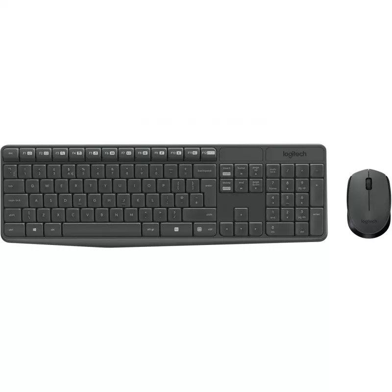 Logitech MK235 - Keyboard-and-Mouse-Set - Wireless