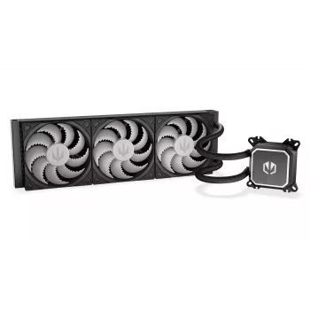All-in-one liquid cooler ENDORFY Navis F360 ARGB Black — 360mm radiator, 3x 120×25 mm fans, 250–1800 RPM, pump 1600–2600 RPM, LGA 1700/AM5/AM4 support