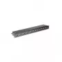 Patch Panel ROLINE Cat.6/Class E 19 inch 24 Ports STP Black