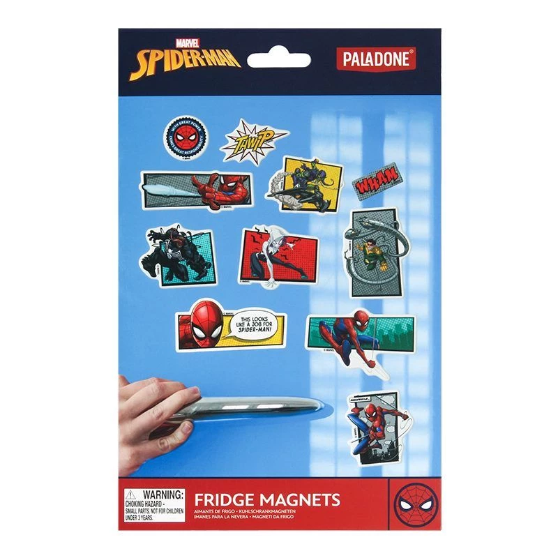 Fridge magnets Paladone Spider-Man design, set of 6