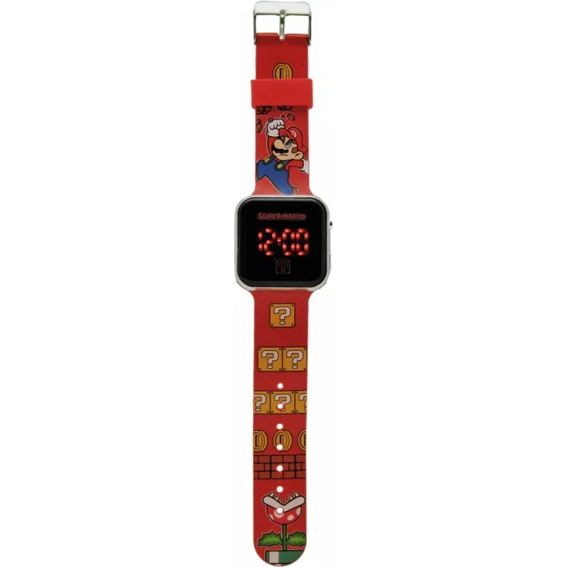 Kids Euroswan wristwatch LED Super Mario red digital kids watch with LED display