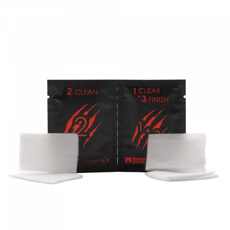 Thermal Grizzly TG-CW-10 Thermal Paste Cleaning Wipes, 10 pcs