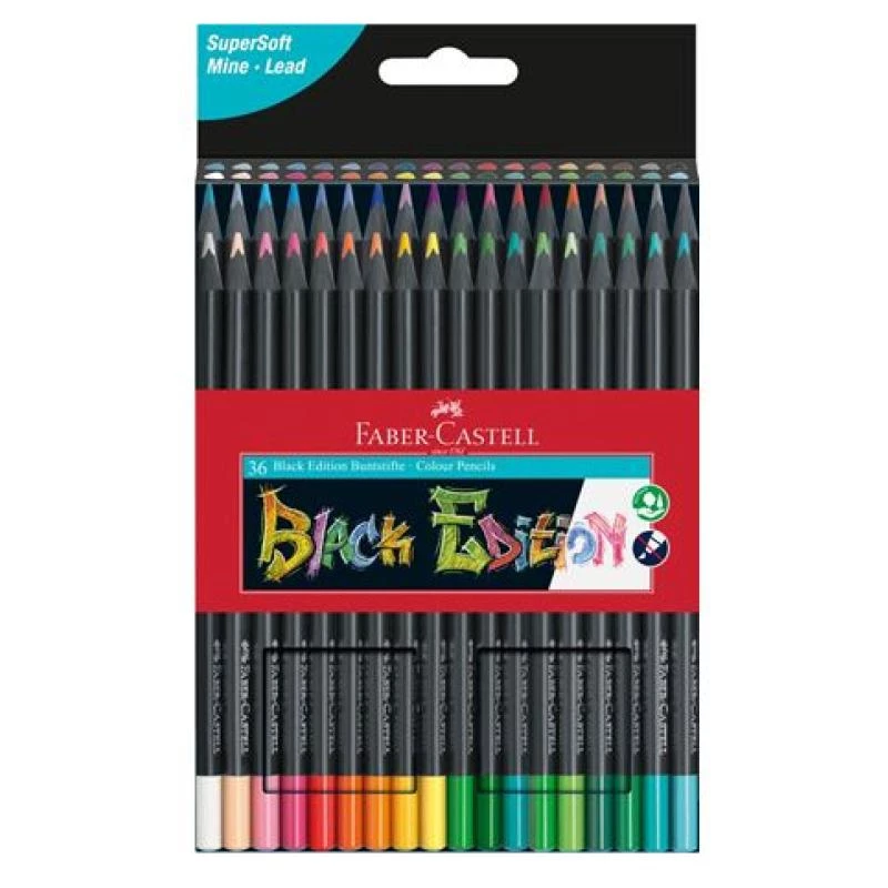 Colour pencil set Faber-Castell 116436 — 36 pieces, multicolour, cardboard box