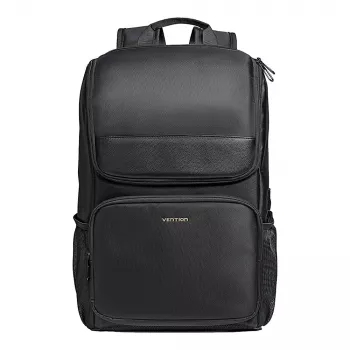 Backpack Vention KROB0 19 L compact rack backpack, PU, for up to 15.6 inch laptop, 450×280×150 mm, black