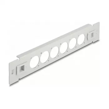 Patch panel DeLOCK 10 inch D-Type 6 port tool free grey