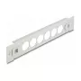 Patch panel DeLOCK 10 inch D-Type 6 port tool free grey