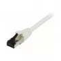 Synergy21 Patch Cable RJ45, CAT8.1 2000Mhz, 3m, White, S-STP(S/FTP), TPE/LSZH(SuperFlex), AWG26,