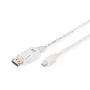 DisplayPort Connection Cable Digitus AK-340102-010-W