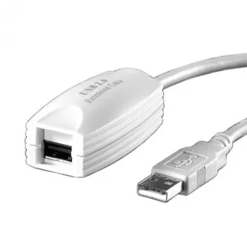 USB 2.0 Extender VALUE 1 Port white 5 m