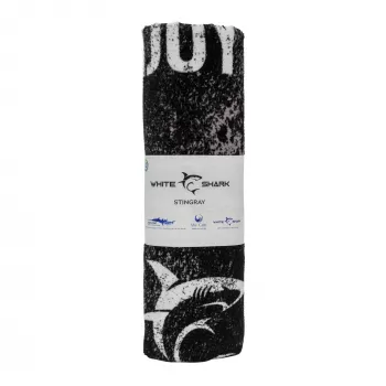 Towel White Shark TW-01 Stingray quick-dry lightweight microfiber beach towel, compact