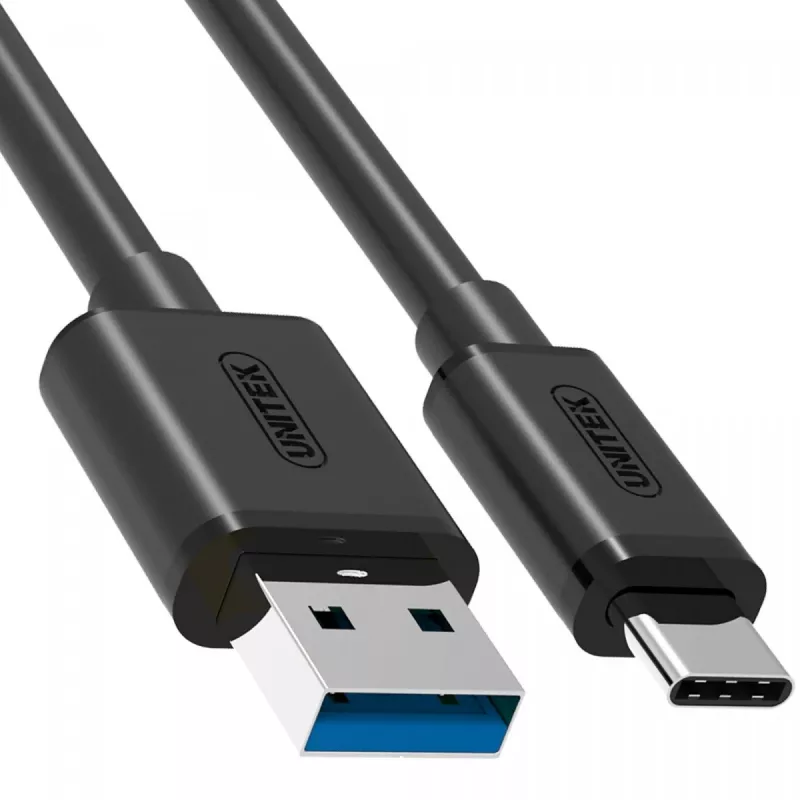 UNITEK Y-C474BK USB cable USB 3.2 Gen 1 (3.1 Gen 1) 1 m USB A USB C Black