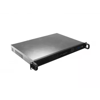 Lanberg SC01-3001-10B 1U Rackmount Server Chassis for Mini-ITX, Black, 4x 40mm Fans