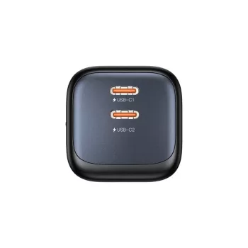 Unitek Wall Charger 2x GaN 45W — 2× USB‑C PD 3.0 and QC fast charging