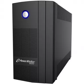 PowerWalker Basic VI 1000 SB Line-Interactive 1000VA 3AC-Outputs Tower Black Uninterruptible Power Supply (UPS) (10121068)